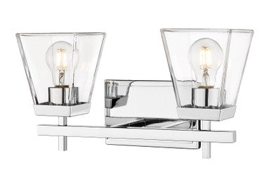 Z-Lite Lauren 2 Light Vanity in Chrome 819-2V-CH