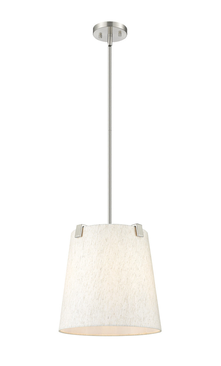 Z-LITE Weston 3 Light Pendant in Brushed Nickel 3502P13-BN