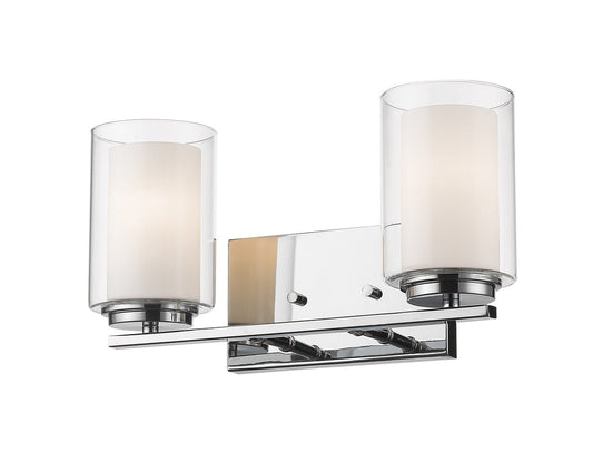 Z-Lite Willow 2 Light Vanity in Chrome 426-2V-CH