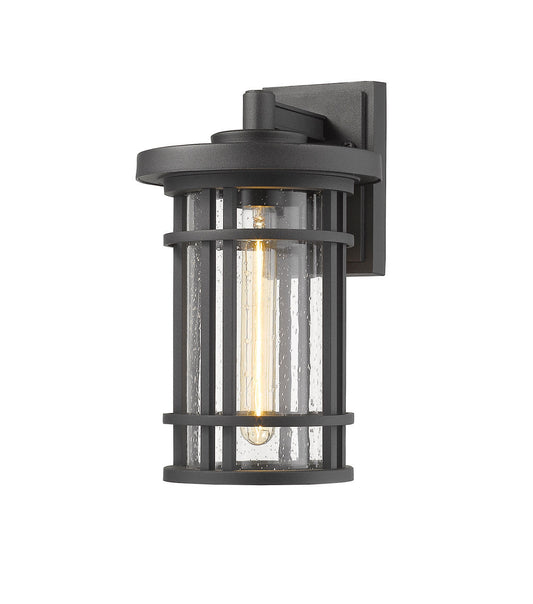 Z-Lite Jordan 1 Light Outdoor Wall Light in Black 570M-BK