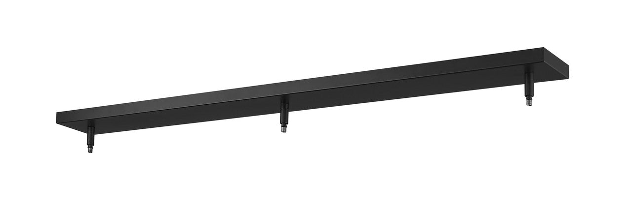 Z-Lite Multi Point Canopy 3 Light Ceiling Plate in Matte Black CP4403-MB