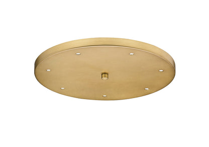 Z-LITE Multi Point Canopy 7 Light Ceiling Plate in Modern Gold CP1807R-MGLD