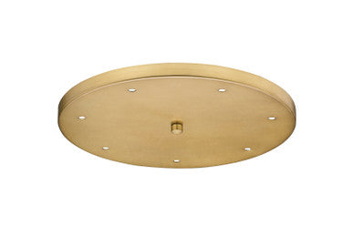 Z-Lite Multi Point Canopy 7 Light Ceiling Plate in Modern Gold CP1807R-MGLD