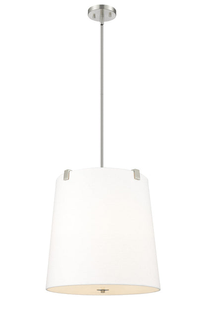 Z-LITE Weston 5 Light Pendant in Brushed Nickel 3501P18-BN