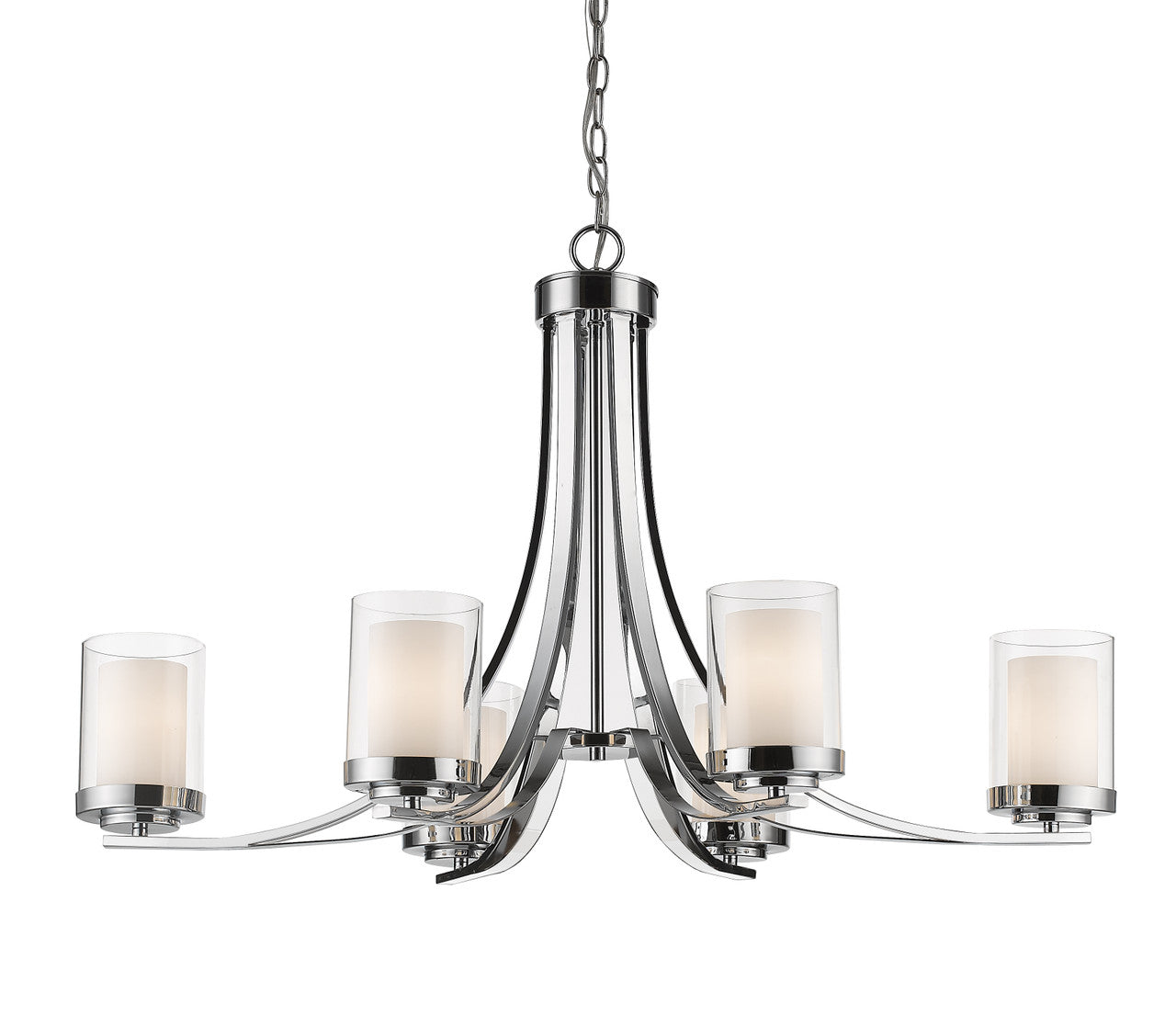 Z-Lite Willow Chandelier in Chrome 426-6-CH