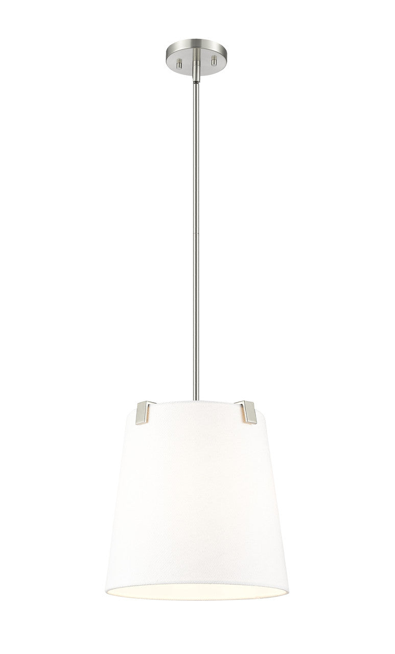 Z-LITE Weston 3 Light Pendant in Brushed Nickel 3501P13-BN