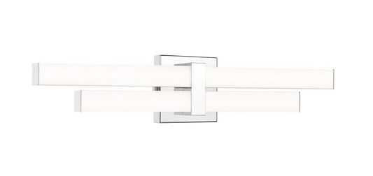 Z-LITE Zane 2 Light Vanity in Chrome  1008-25W-CH-LED