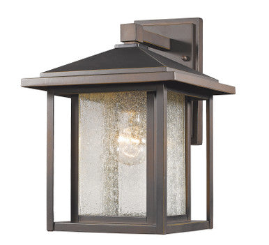 Z-Lite Aspen 1 Light Outdoor Wall Light in Oil Rubbed Bronze 554M-ORB