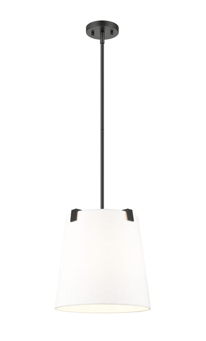 Z-LITE Weston 3 Light Pendant in Matte Black 3501P13-MB