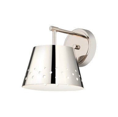 Z-Lite Katie 1 Light Wall Sconce in Polished Nickel 6014-1S-PN