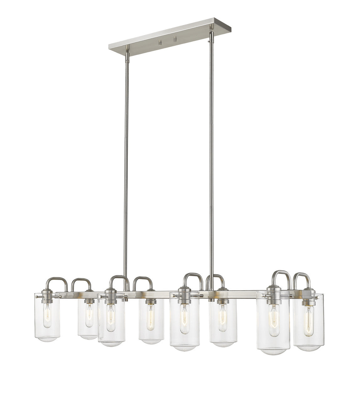 Z-Lite Delaney Chandelier in Brushed Nickel 471-8L-BN