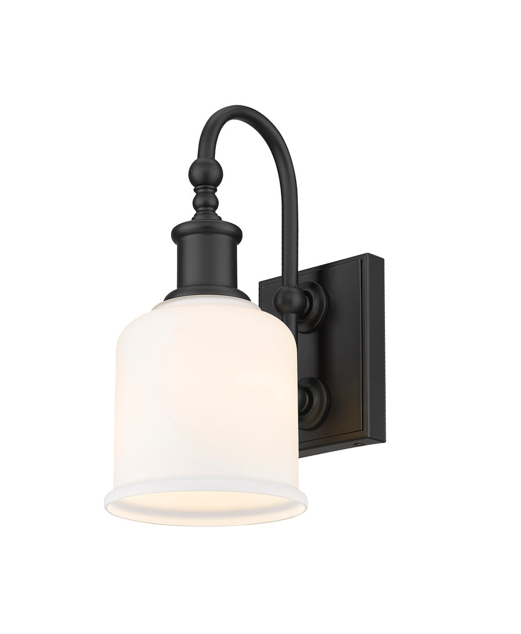 Z-Lite Bryant 1 Light Wall Sconce in Matte Black 733-1S-MB