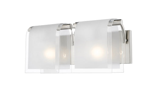 Z-Lite Zephyr 2 Light Vanity in Brushed Nickel 169-2V-BN