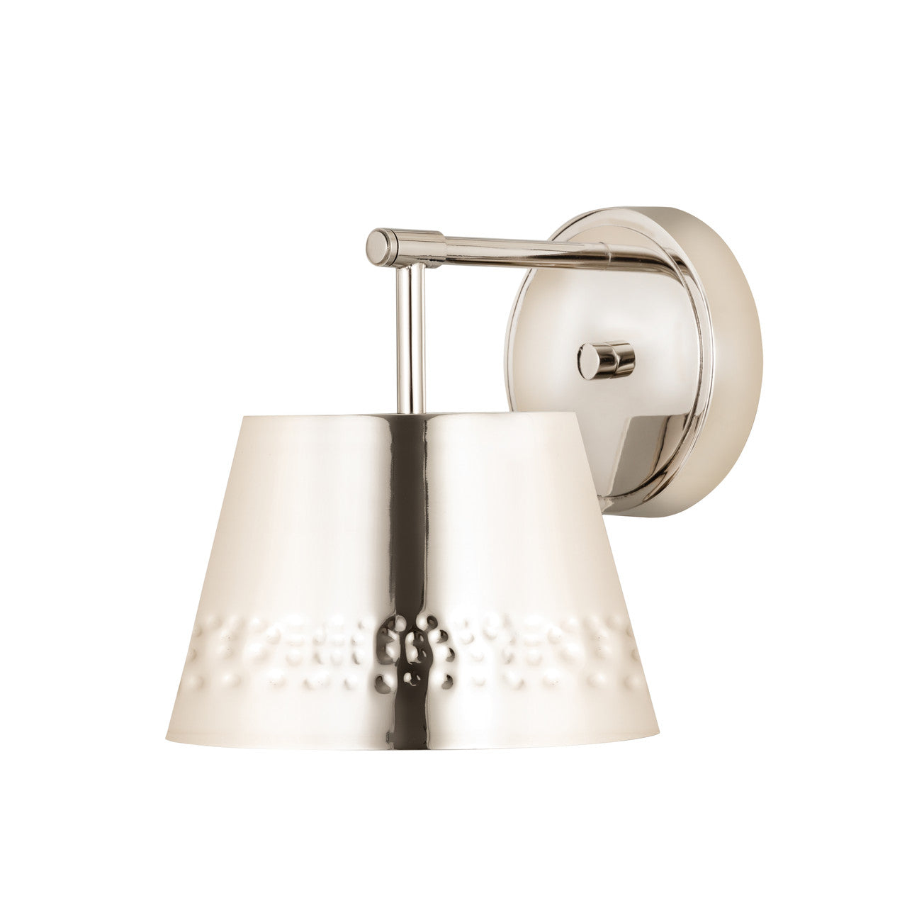 Z-Lite Maddox 1 Light Wall Sconce in Polished Nickel 6013-1S-PN