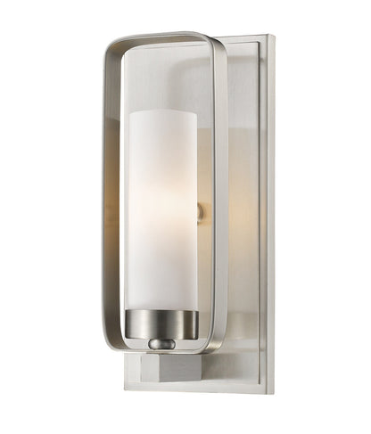 Z-Lite Aideen 1 Light Wall Sconce in Brushed Nickel 6000-1S-BN