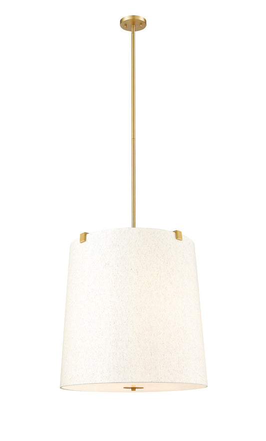 Z-LITE Weston 6 Light Pendant in Modern Gold 3502P24-MGLD