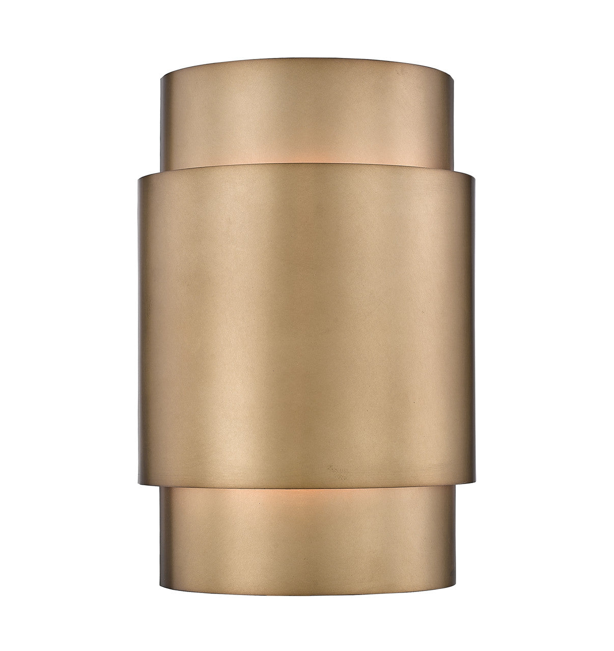 Z-Lite Harlech 2 Light Wall Sconce in Rubbed Brass 739S-RB