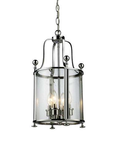 Z-Lite Wyndham 4 Light Pendant in Chrome 134-4