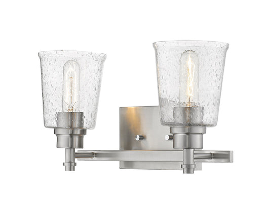 Z-Lite Bohin 2 Light Vanity in Brushed Nickel  464-2V-BN