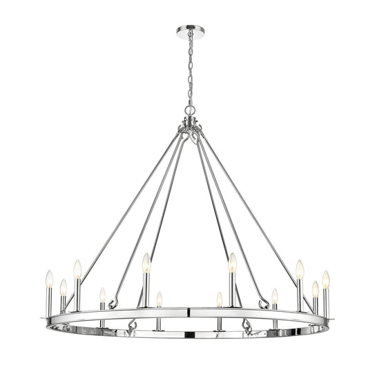 Z-Lite Barclay Chandelier in Polished Nickel 482R-12PN