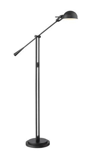 Z-Lite Grammercy Park 1 Light Floor Lamp in Matte Black   741FL-MB