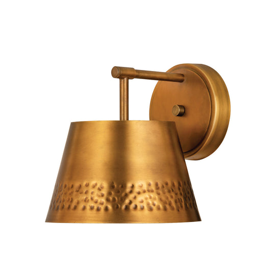 Z-Lite Maddox 1 Light Wall Sconce in Rubbed Brass 6013-1S-RB