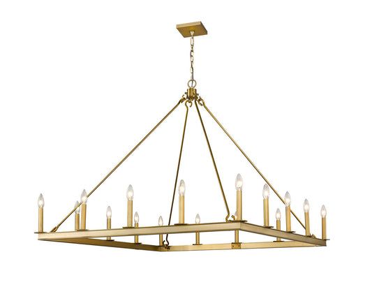 Z-Lite Barclay Chandelier in Olde Brass 482S-16OBR