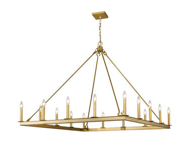 Z-Lite Barclay 16 Light Chandelier in Olde Brass 482S-16OBR