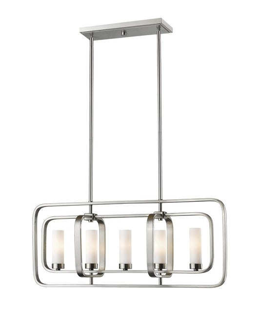 Z-Lite Aideen Chandelier in Brushed Nickel 6000-5L-BN