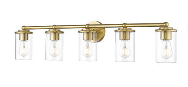 Z-Lite Thayer 5 Light Vanity in Luxe Gold 742-5V-LG