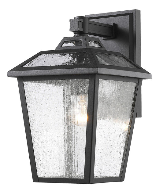 Z-Lite Bayland 1 Light Outdoor Wall Light in Black 539S-BK