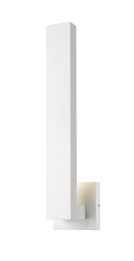 Z-Lite Edge 2 Light Outdoor Wall Light in White 576M-WH-LED