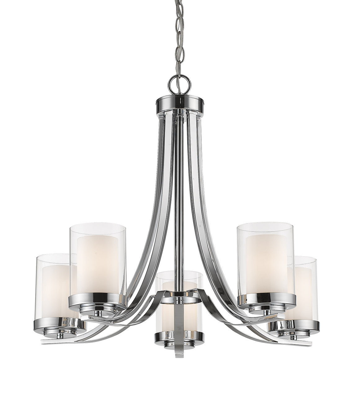 Z-Lite Willow Chandelier in Chrome 426-5-CH