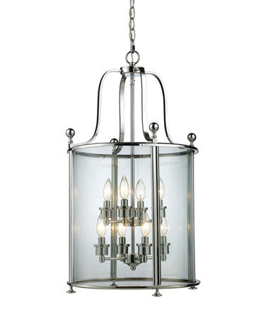 Z-Lite Wyndham 8 Light Pendant in Chrome 134-8