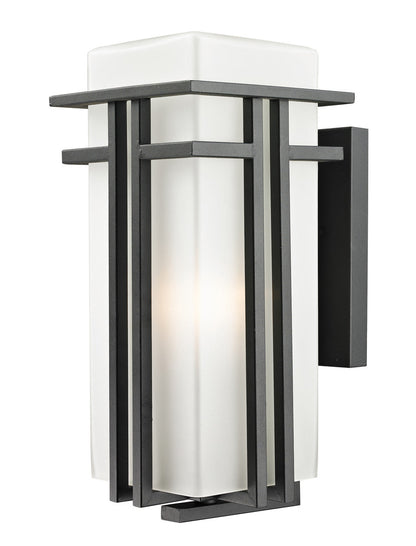 Z-Lite Abbey Outdoor Wall Sconce in Black 549B-BK