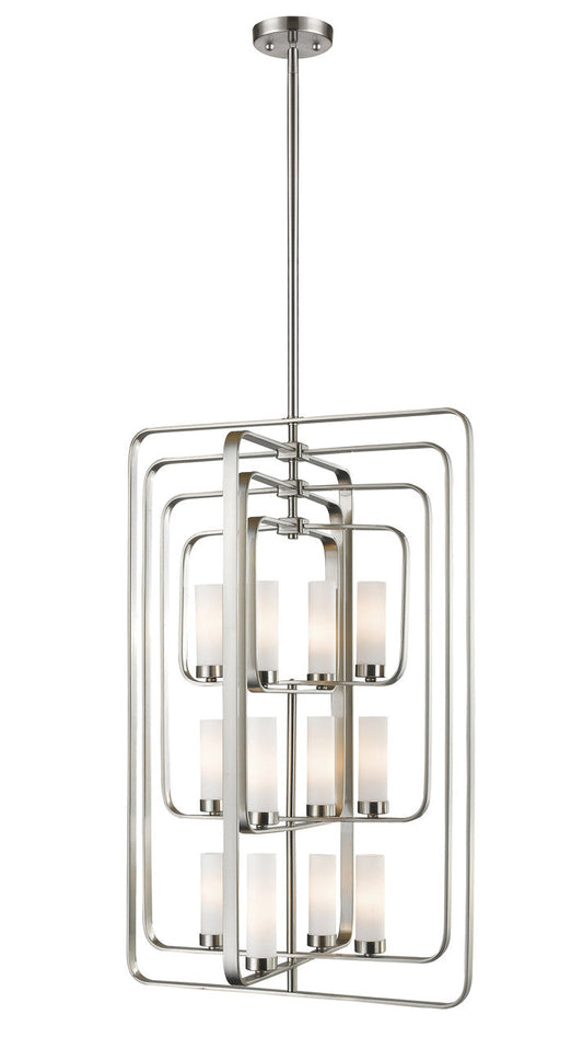 Z-Lite Aideen Pendant in Brushed Nickel 6000-12-BN