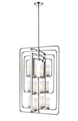 Z-Lite Aideen 12 Light Pendant in Chrome 6000-12-CH