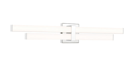 Z-LITE Zane 2 Light Vanity in Chrome  1008-32W-CH-LED