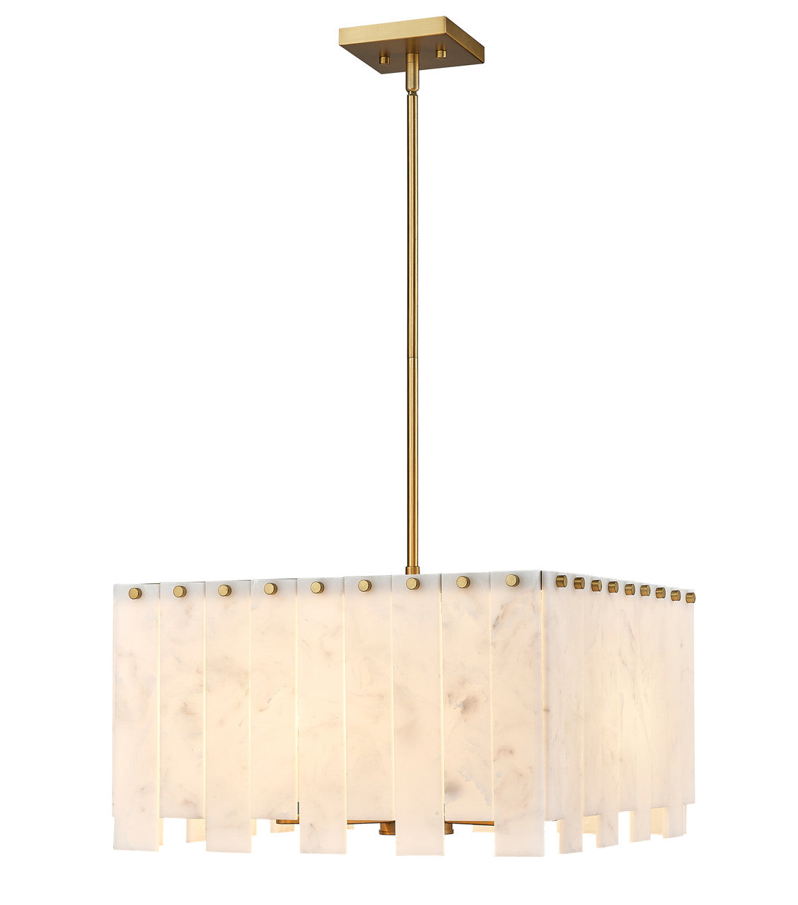 Z-Lite Viviana Pendant in Rubbed Brass 345P20-RB