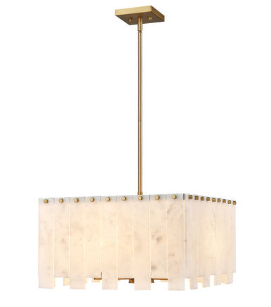 Z-Lite Viviana 8 Light Chandelier in Rubbed Brass 345P20-RB