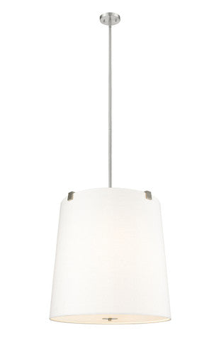 Z-Lite Weston 6 Light Pendant in Brushed Nickel 3501P24-BN