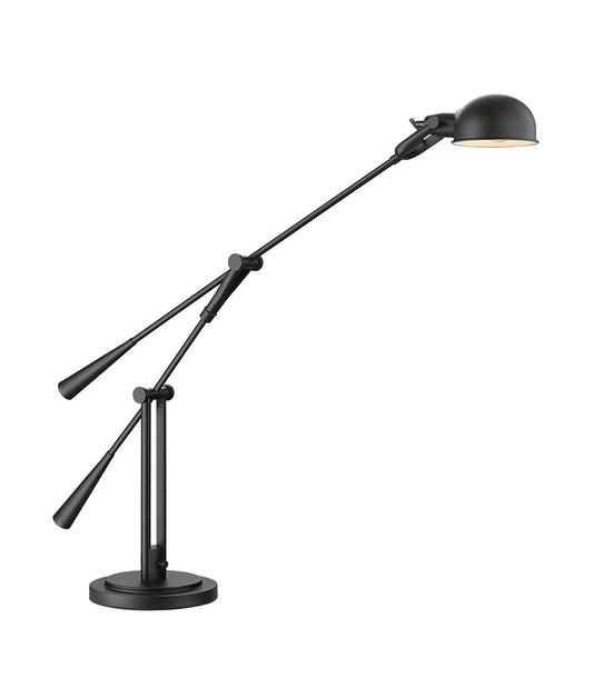 Z-LITE Grammercy Park 1 Light Table Lamp in Matte Black   741TL-MB