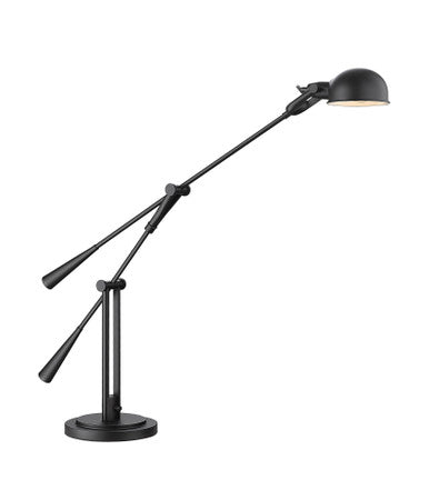 Z-Lite Grammercy Park 1 Light Table Lamp in Matte Black   741TL-MB