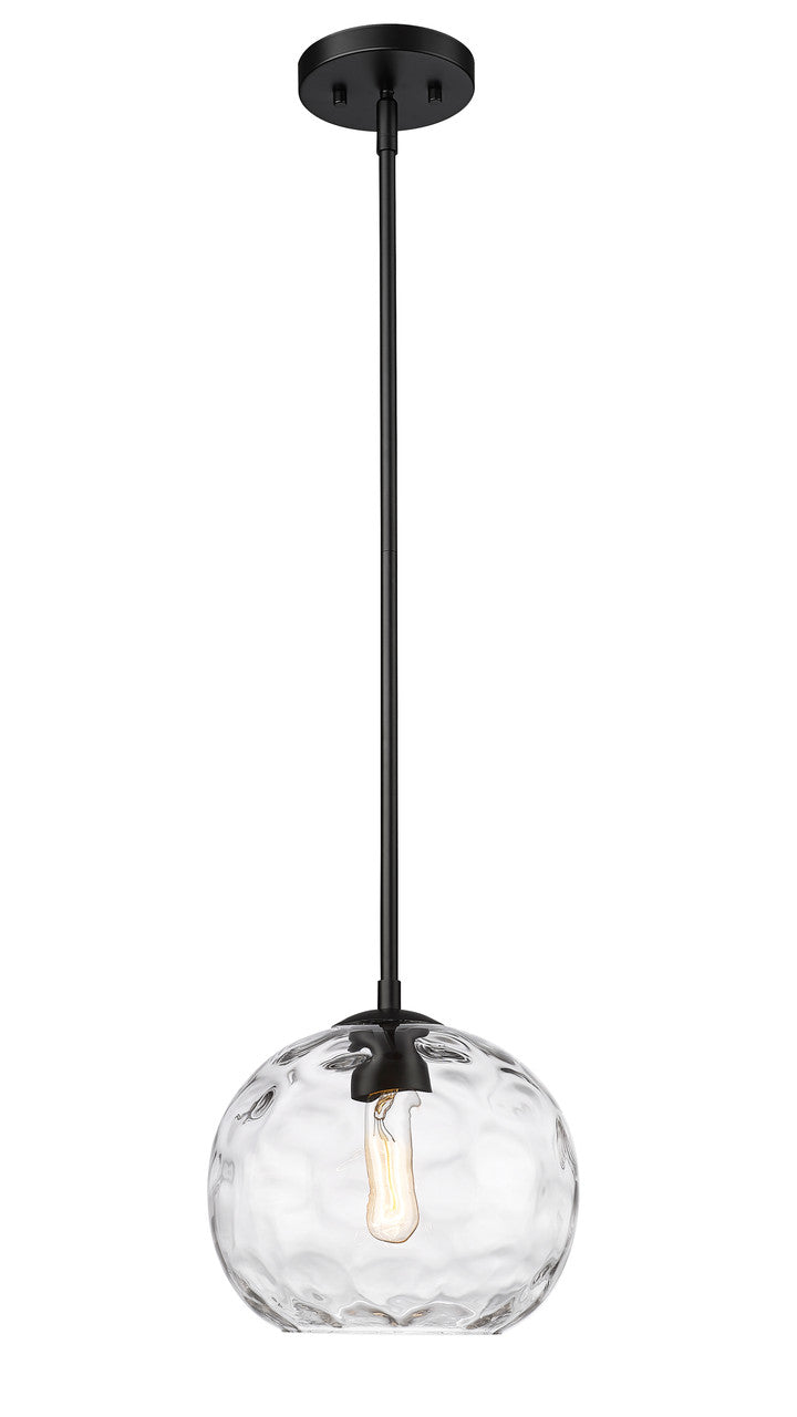 Z-Lite Chloe 1 Light Pendant in Matte Black 490P10-MB