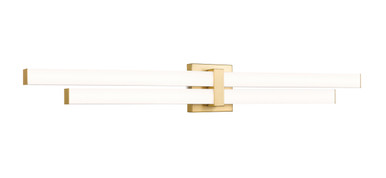 Z-Lite Zane 2 Light Vanity in Modern Gold 1008-40W-MGLD-LED