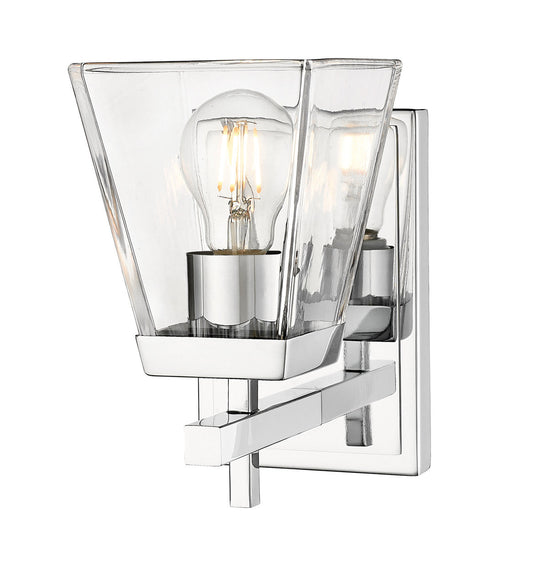 Z-Lite Lauren 1 Light Wall Sconce in Chrome 819-1S-CH