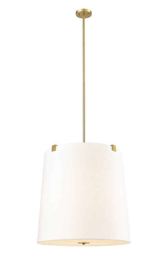 Z-LITE Weston 6 Light Pendant in Modern Gold 3501P24-MGLD