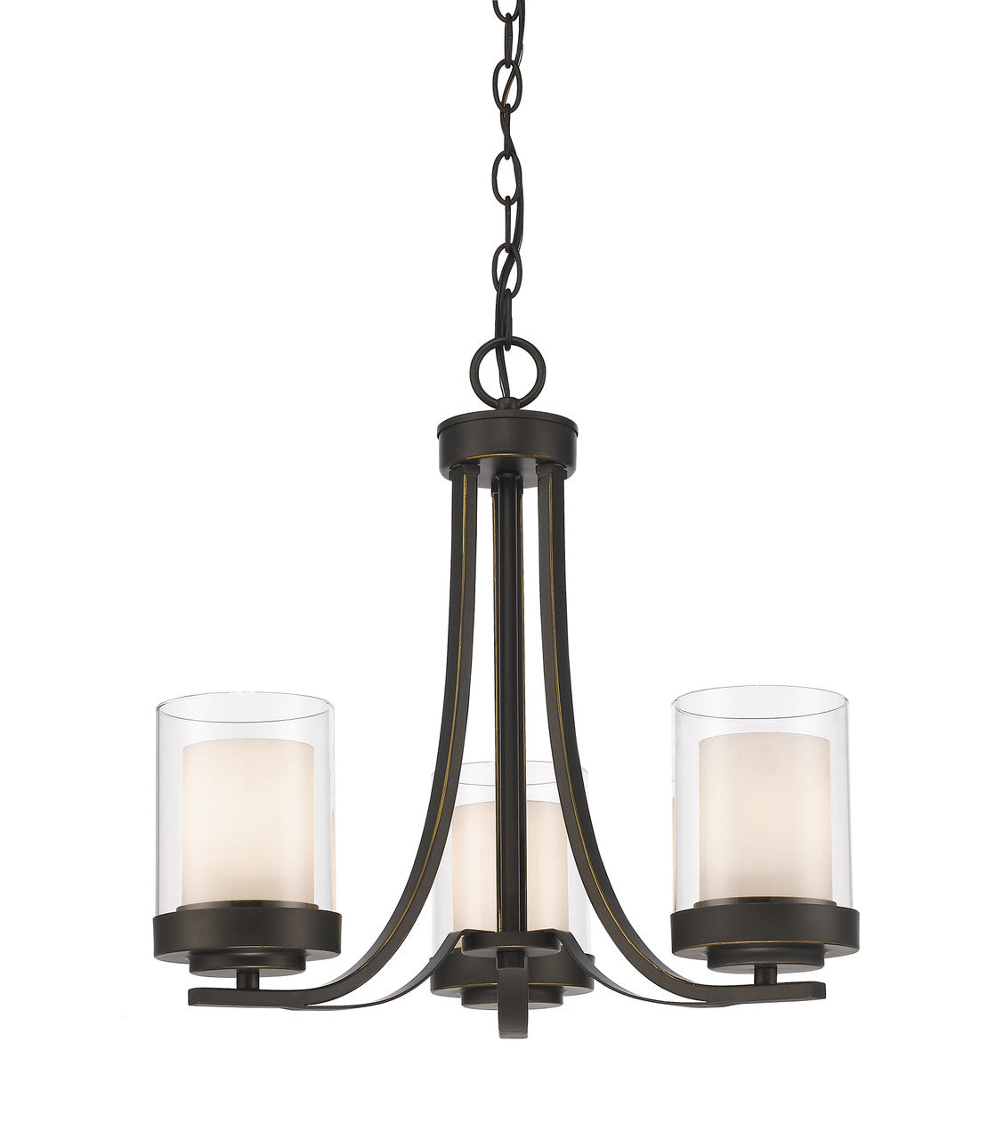 Z-Lite Willow 3 Light Chandelier in Olde Bronze 426-3C-OB