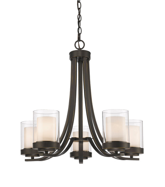 Z-Lite Willow Chandelier in Olde Bronze 426-5-OB