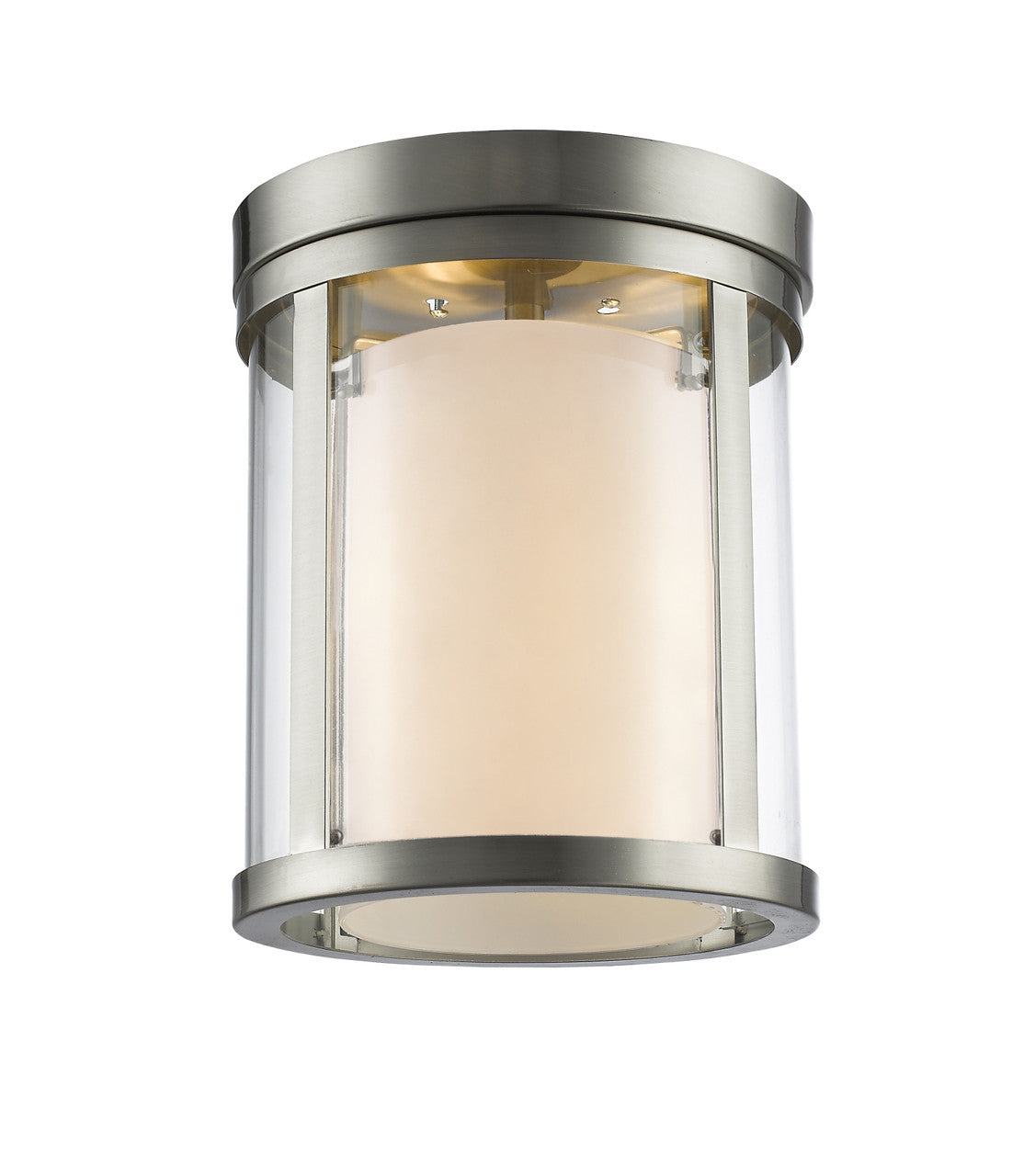 Z-Lite Willow Flush Mount in Brushed Nickel 426F-BN